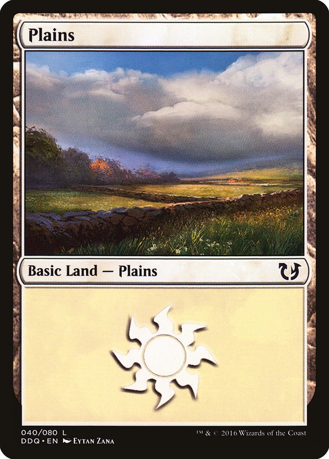 Plains (40) [Duel Decks: Blessed vs. Cursed] | The CG Realm