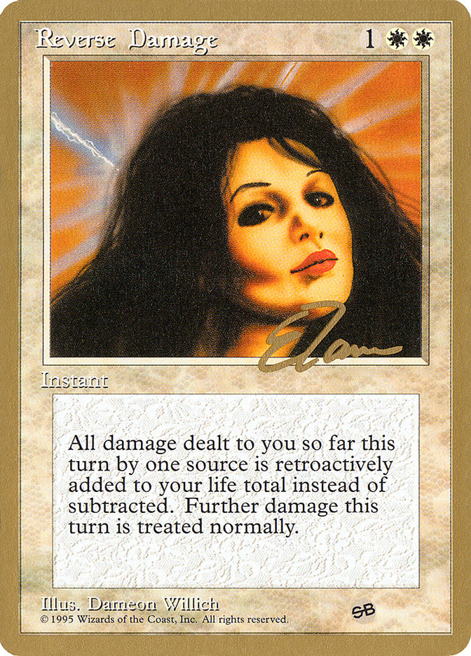 Reverse Damage (Eric Tam) (SB) [Pro Tour Collector Set] | The CG Realm