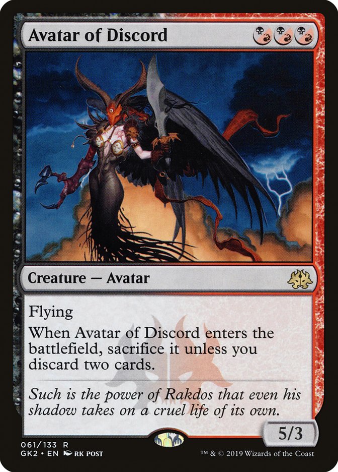 Avatar of Discord [Ravnica Allegiance Guild Kit] | The CG Realm