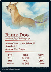 Blink Dog Art Card [Dungeons & Dragons: Adventures in the Forgotten Realms Art Series] | The CG Realm