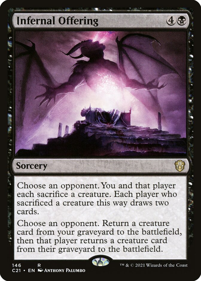Infernal Offering [Commander 2021] | The CG Realm