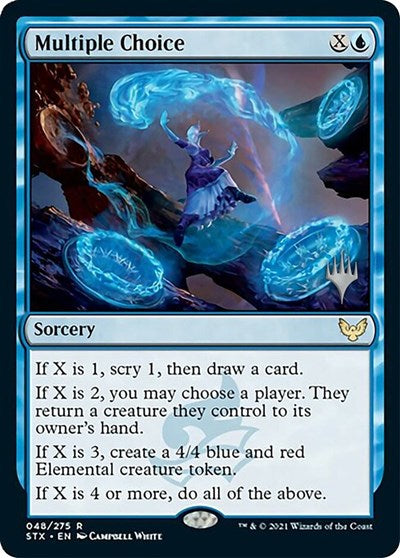 Multiple Choice (Promo Pack) [Strixhaven: School of Mages Promos] | The CG Realm