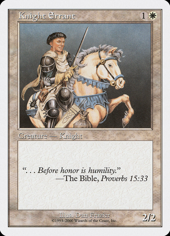Knight Errant [Starter 2000] | The CG Realm