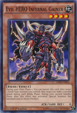 Evil HERO Infernal Gainer [BP03-EN032] Common | The CG Realm