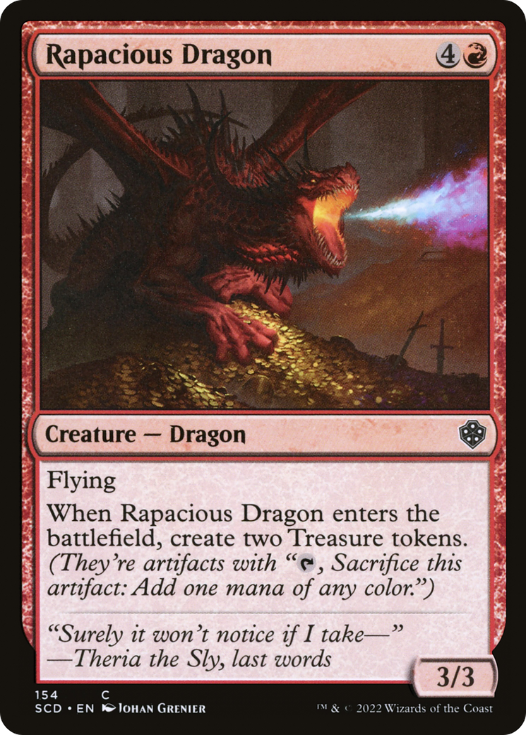 Rapacious Dragon [Starter Commander Decks] | The CG Realm