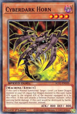 Cyberdark Horn [SGX1-ENG05] Common | The CG Realm