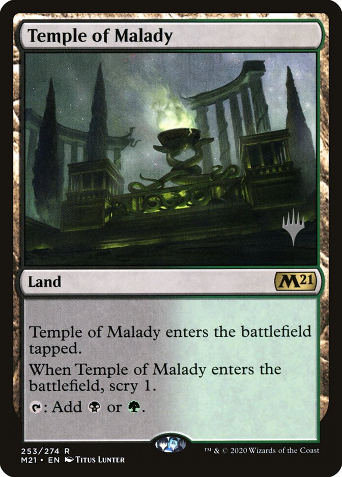 Temple of Malady (Promo Pack) [Core Set 2021 Promos] | The CG Realm