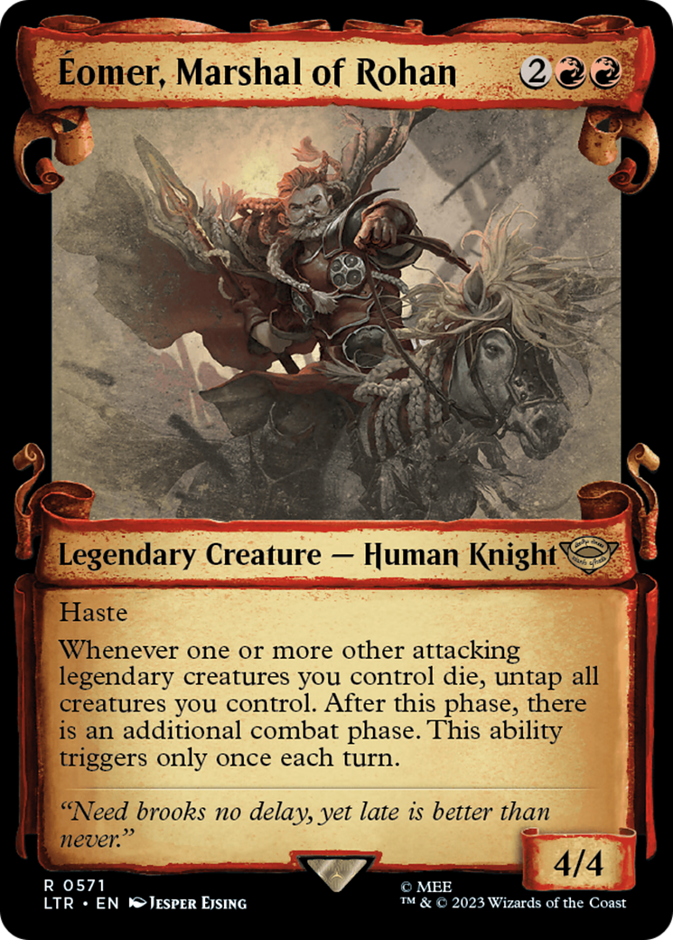 Eomer, Marshal of Rohan [The Lord of the Rings: Tales of Middle-Earth Showcase Scrolls] | The CG Realm