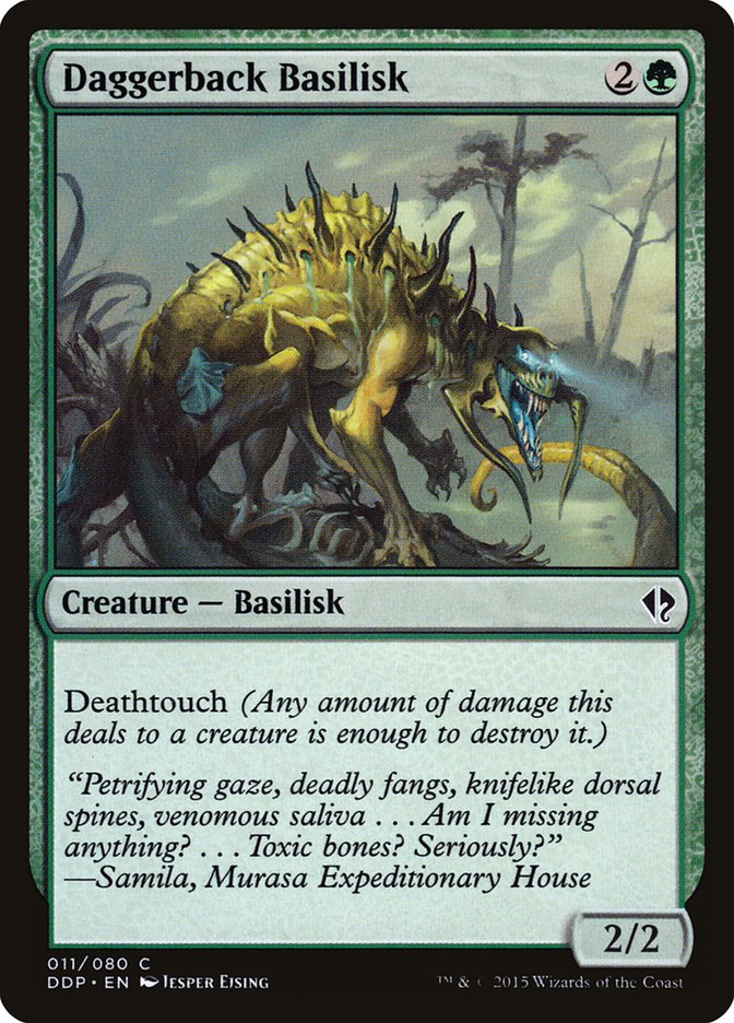 Daggerback Basilisk [Duel Decks: Zendikar vs. Eldrazi] | The CG Realm