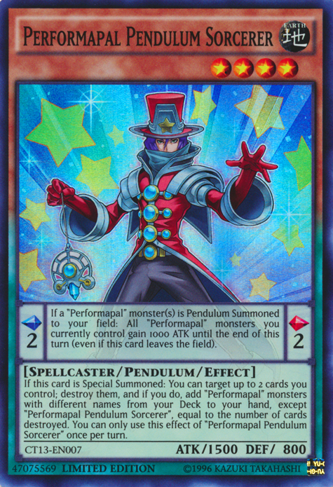 Performapal Pendulum Sorcerer [CT13-EN007] Super Rare | The CG Realm