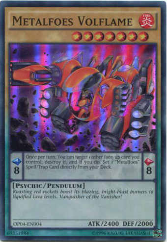 Metalfoes Volflame [OP04-EN004] Super Rare | The CG Realm