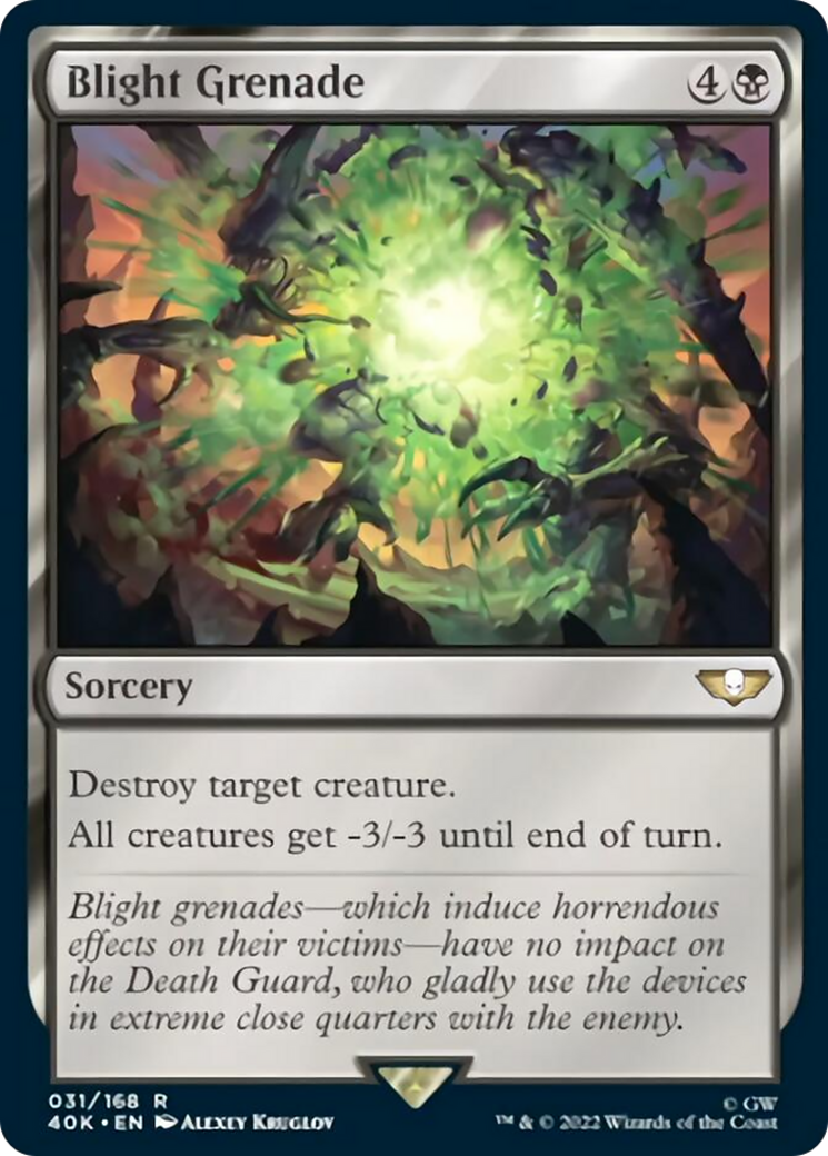 Blight Grenade (Surge Foil) [Warhammer 40,000] | The CG Realm