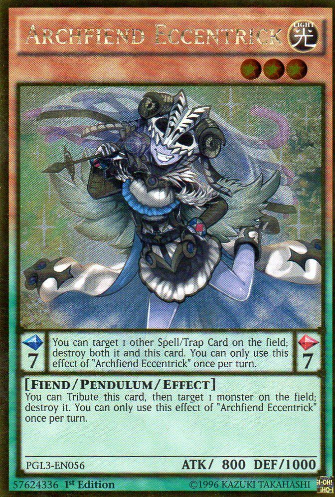 Archfiend Eccentrick [PGL3-EN056] Gold Rare | The CG Realm