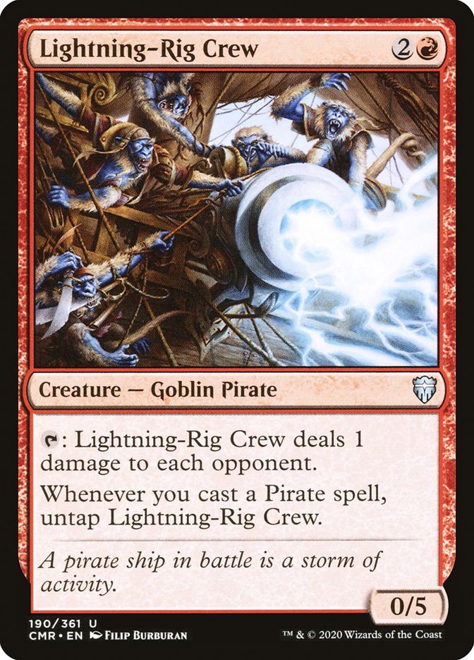 Lightning-Rig Crew [Commander Legends] | The CG Realm