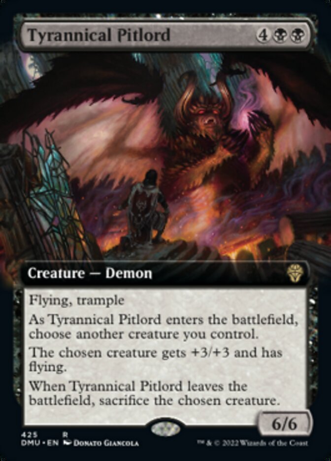 Tyrannical Pitlord (Extended Art) [Dominaria United] | The CG Realm