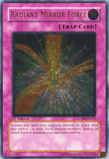 Radiant Mirror Force [FOTB-EN055] Ultimate Rare | The CG Realm