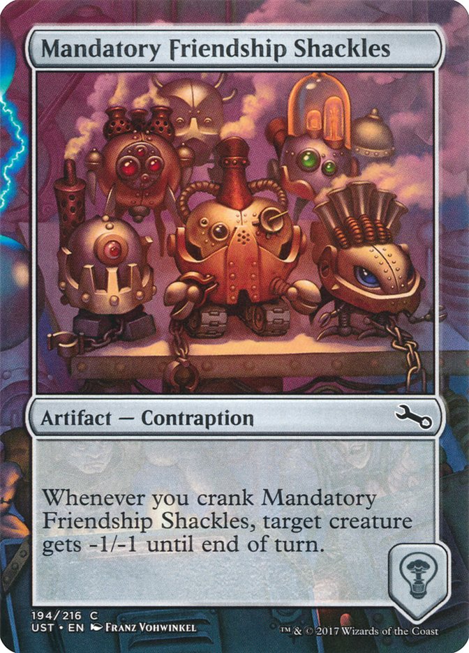 Mandatory Friendship Shackles [Unstable] | The CG Realm