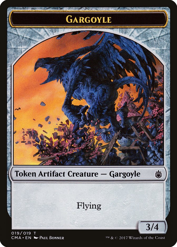Gargoyle Token [Commander Anthology Tokens] | The CG Realm