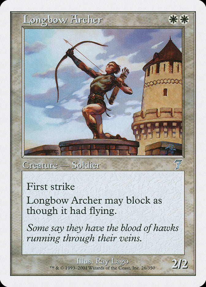Longbow Archer [Seventh Edition] | The CG Realm
