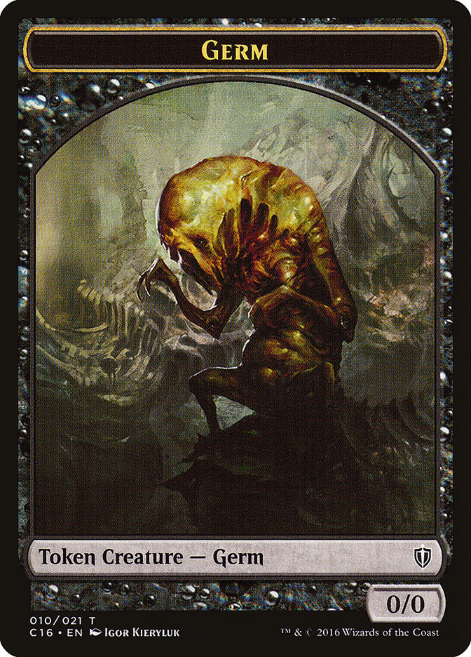 Thopter // Germ Double-Sided Token (C16-9 // 10) - Commander 2016 Tokens