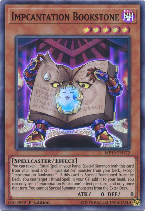 Impcantation Bookstone [MP19-EN172] Super Rare | The CG Realm