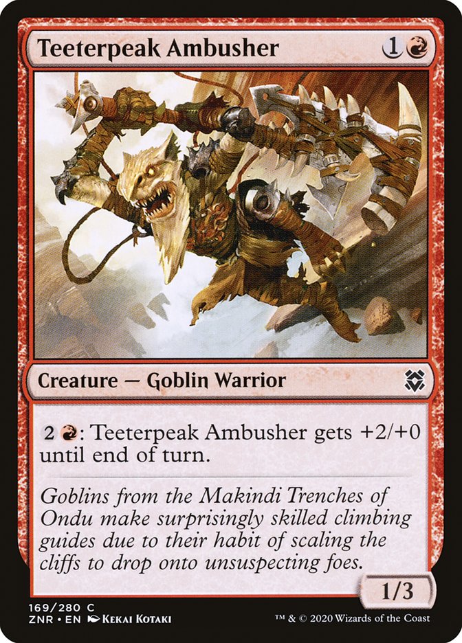 Teeterpeak Ambusher [Zendikar Rising] | The CG Realm