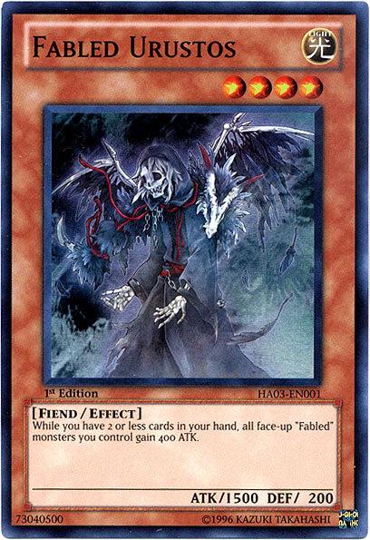 Fabled Urustos [HA03-EN001] Super Rare | The CG Realm