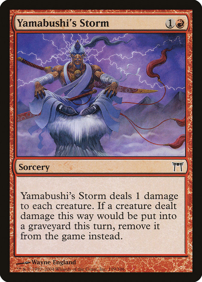 Yamabushi's Storm [Champions of Kamigawa] | The CG Realm
