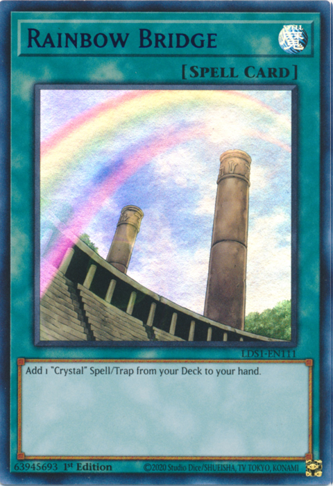 Rainbow Bridge (Blue) [LDS1-EN111] Ultra Rare | The CG Realm