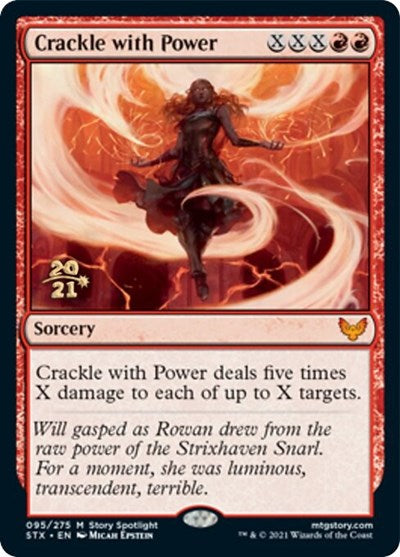 Crackle with Power [Strixhaven: School of Mages Prerelease Promos] | The CG Realm