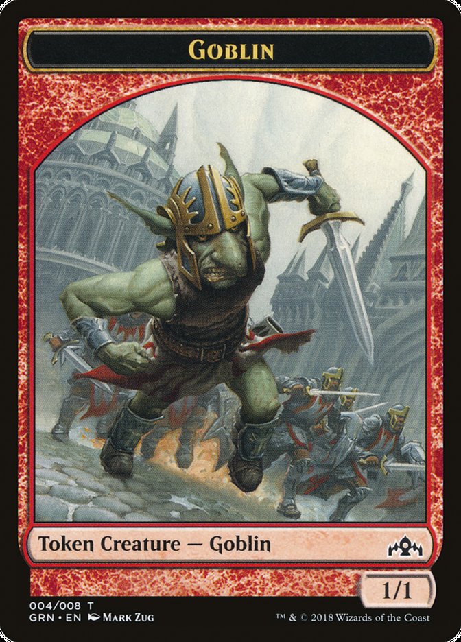 Goblin // Soldier (006) Double-Sided Token (GR1-4 // 6) - GRN Guild Kit Tokens