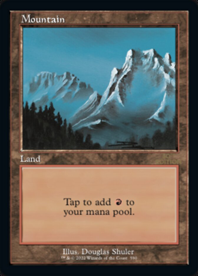 Mountain (Retro) (590) [30th Anniversary Edition] | The CG Realm