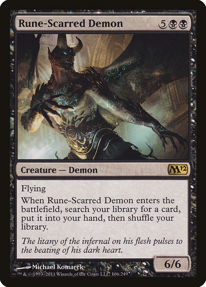 Rune-Scarred Demon [Magic 2012] | The CG Realm
