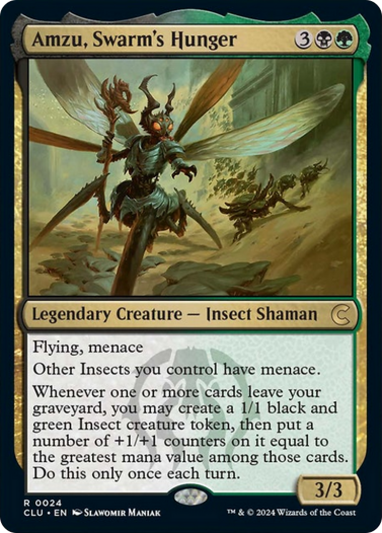 Amzu, Swarm's Hunger [Ravnica: Clue Edition] | The CG Realm