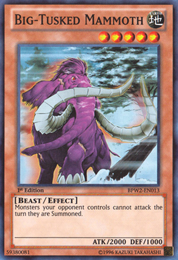 Big-Tusked Mammoth [BPW2-EN013] Super Rare | The CG Realm