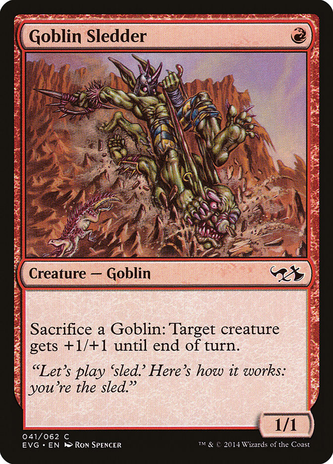 Goblin Sledder (Elves vs. Goblins) [Duel Decks Anthology] | The CG Realm
