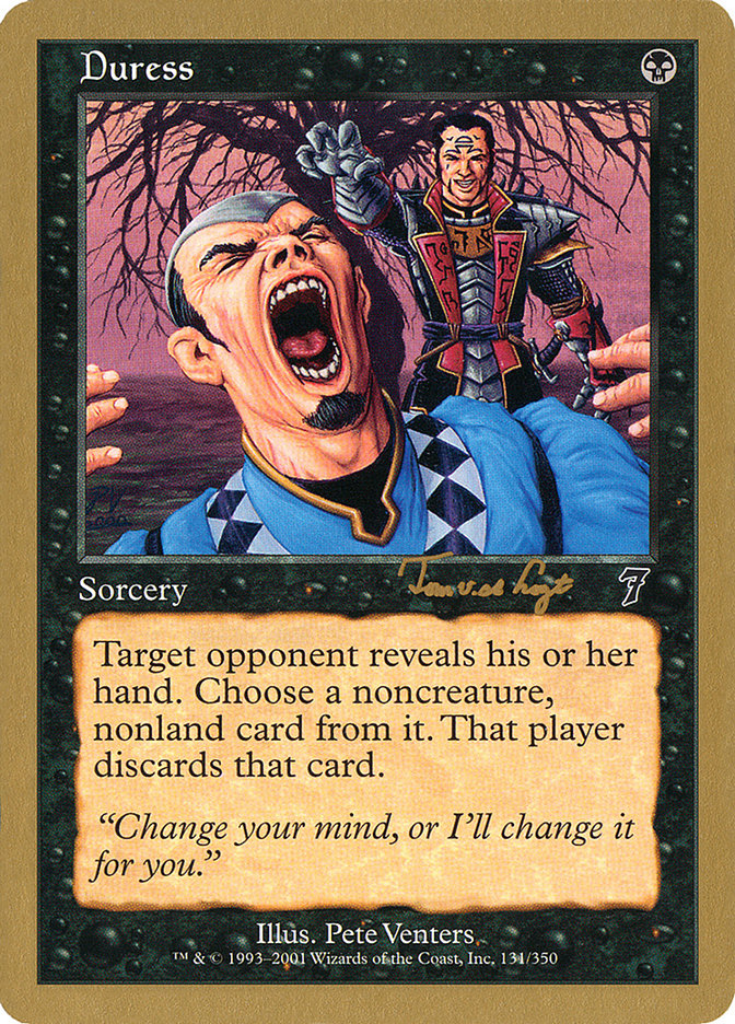 Duress (Tom van de Logt) [World Championship Decks 2001] | The CG Realm