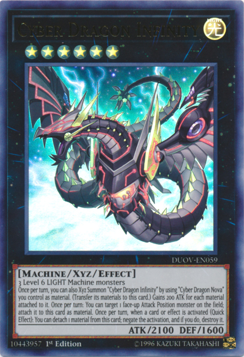 Cyber Dragon Infinity [DUOV-EN059] Ultra Rare | The CG Realm