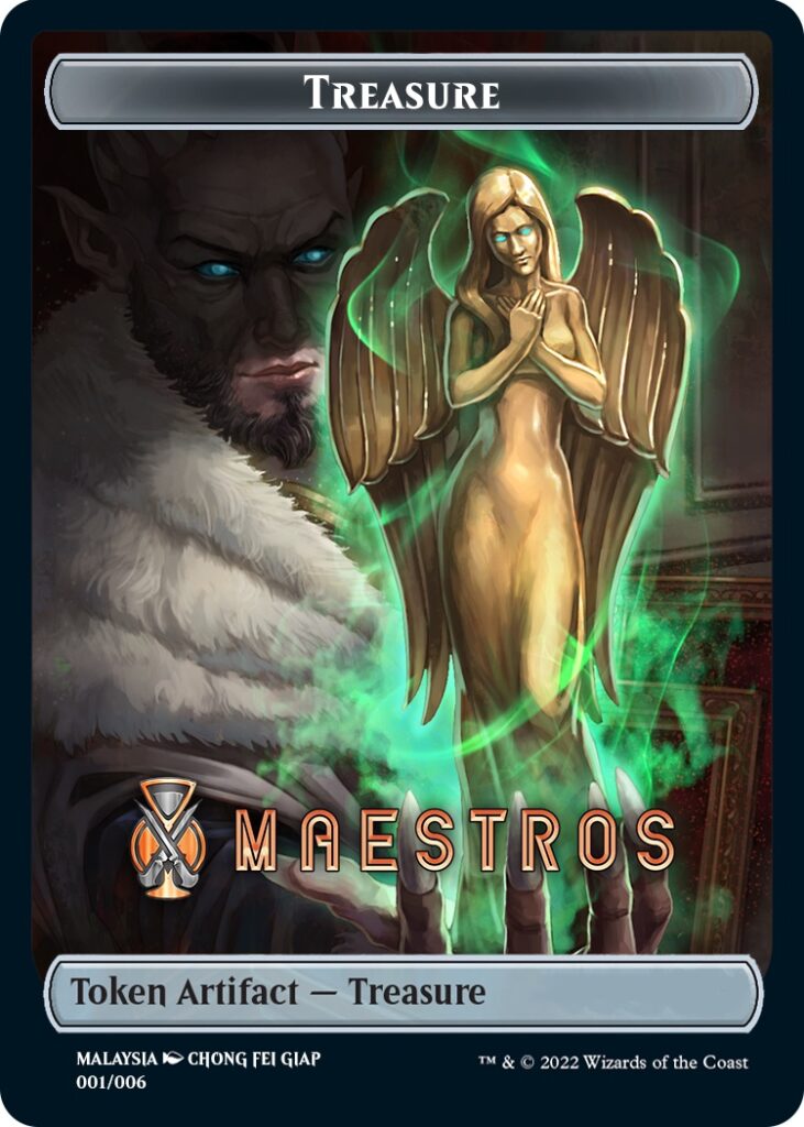 Treasure Token (Maestros) (Southeast Asia Artists) [Streets of New Capenna Tokens] | The CG Realm