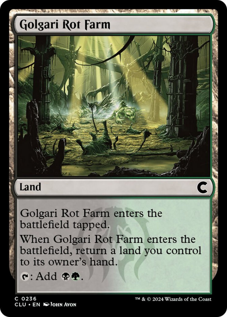 Golgari Rot Farm [Ravnica: Clue Edition] | The CG Realm
