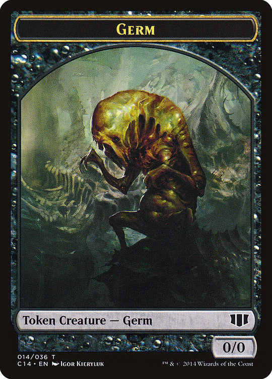 Stoneforged Blade // Germ Double-sided Token (C14-30 // 14) - Commander 2014 Tokens