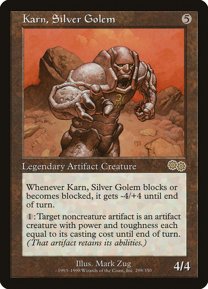 Karn, Silver Golem [Urza's Saga] | The CG Realm