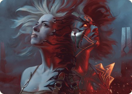 Thrill of Possibility Art Card [Phyrexia: All Will Be One Art Series] | The CG Realm