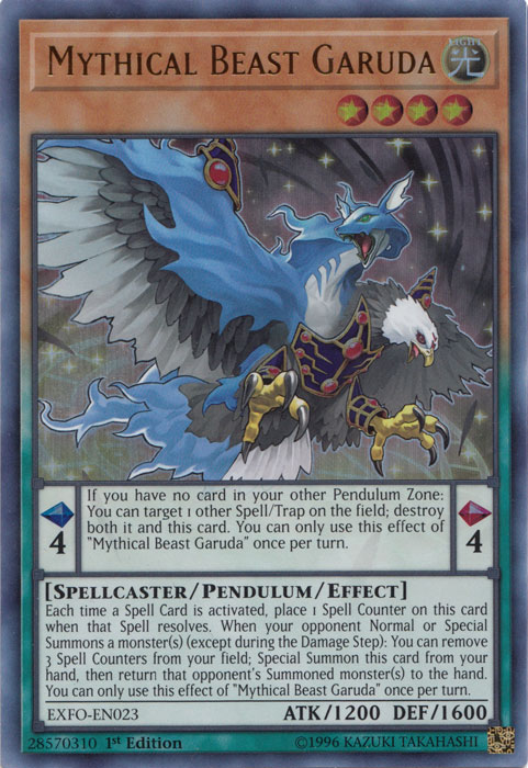 Mythical Beast Garuda [EXFO-EN023] Ultra Rare | The CG Realm