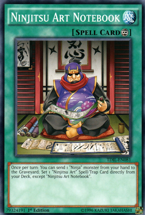 Ninjitsu Art Notebook [TDIL-EN081] Common | The CG Realm