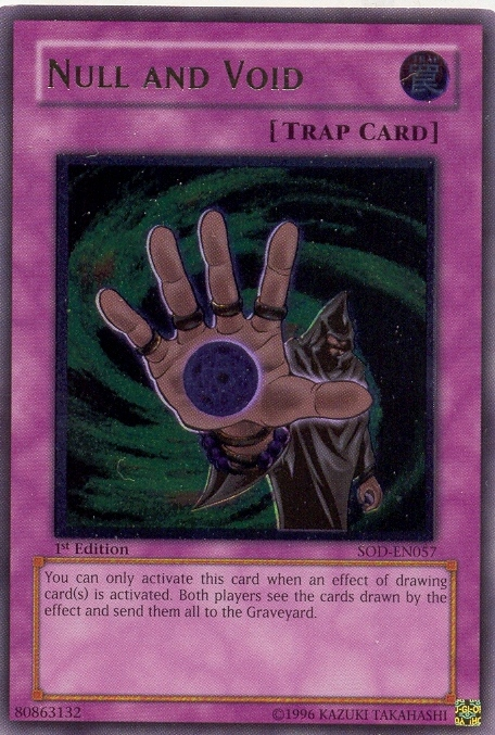 Null and Void [SOD-EN057] Ultimate Rare | The CG Realm