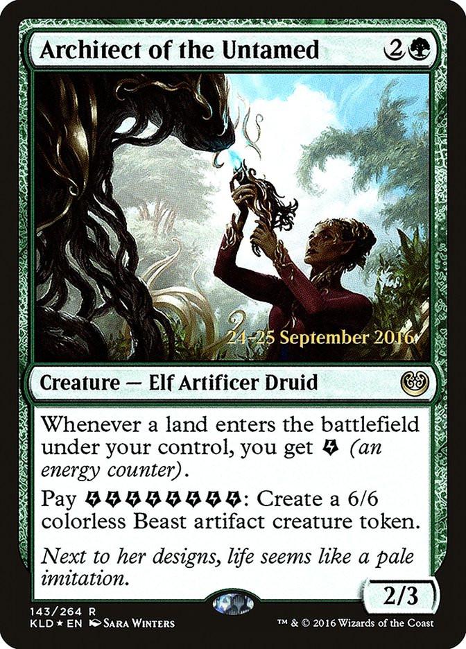 Architect of the Untamed [Kaladesh Prerelease Promos] | The CG Realm