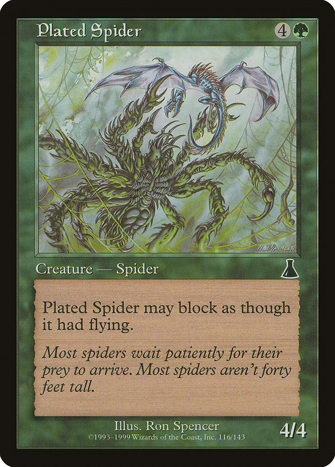 Plated Spider [Urza's Destiny] | The CG Realm
