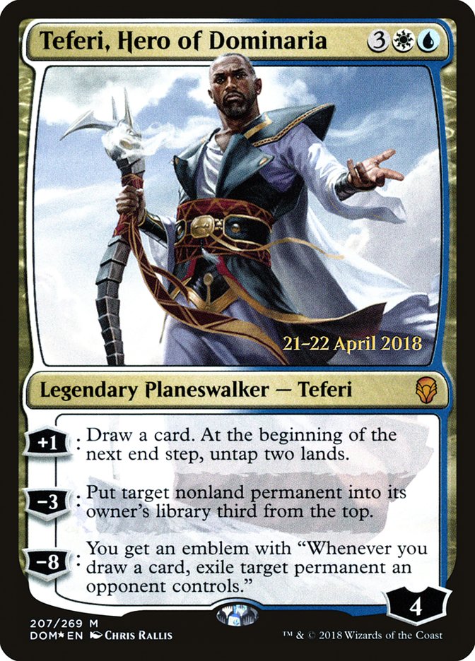 Teferi, Hero of Dominaria [Dominaria Prerelease Promos] | The CG Realm