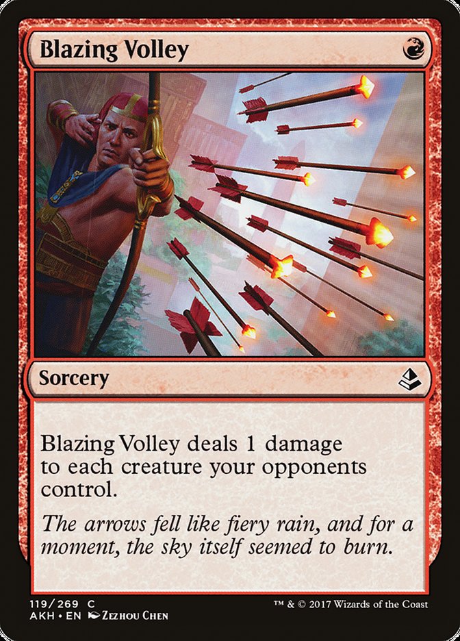 Blazing Volley [Amonkhet] | The CG Realm